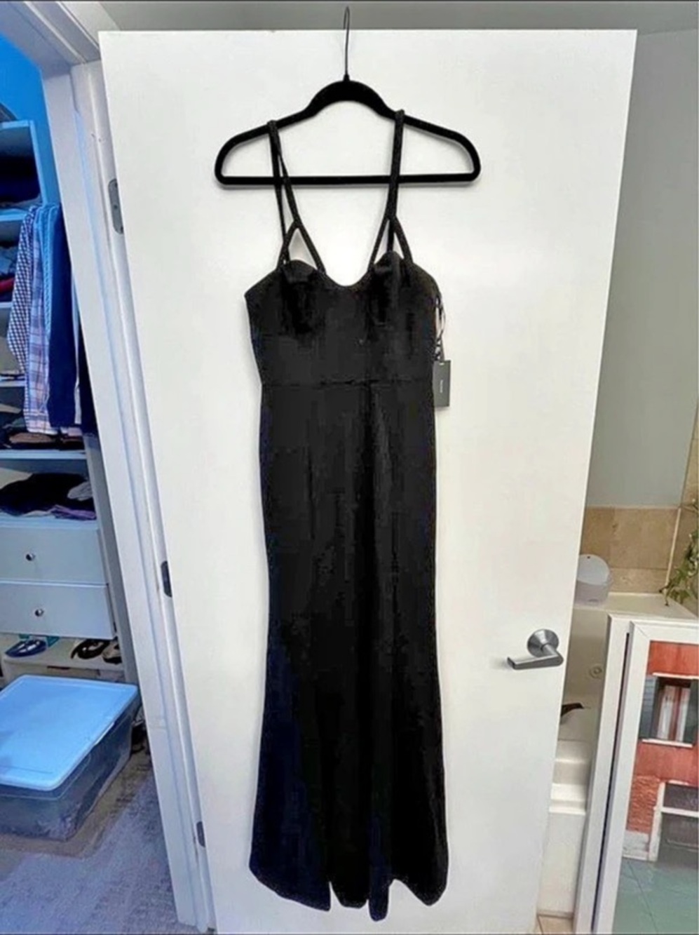 Vera Wang Black Maxi Dress NWT